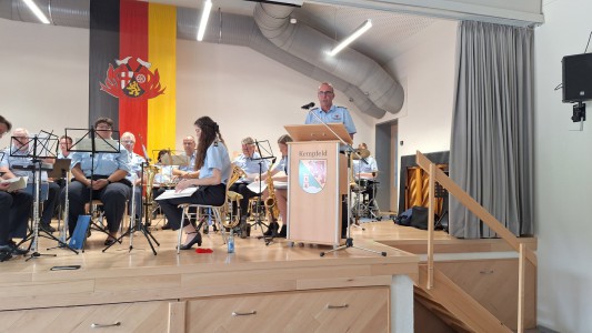 Kreisvorsitzender Michael Dick bei der Begrüßung